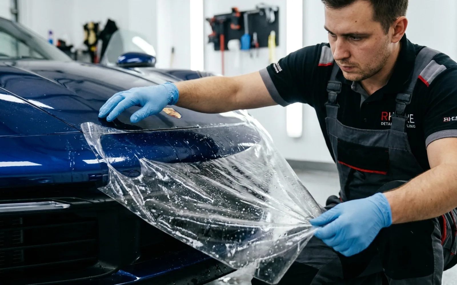 Paint protection film installed on a car by RM Auto Revival